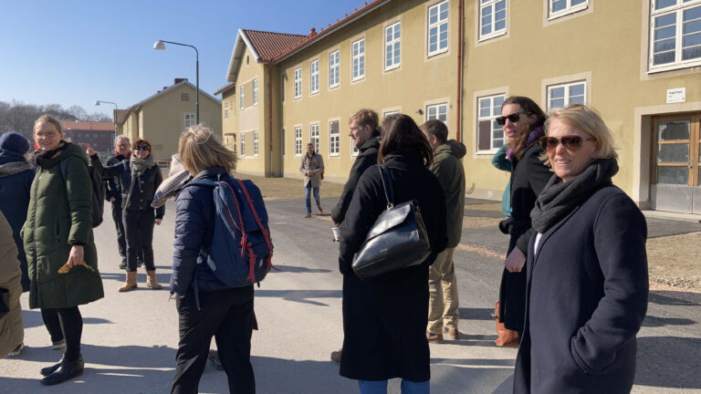 I marts 2022 var SCA+ på studiebesøg i Sege Park for at høre om byudviklingsplanerne. Foto: Hanne Kokkegård, DTU Compute